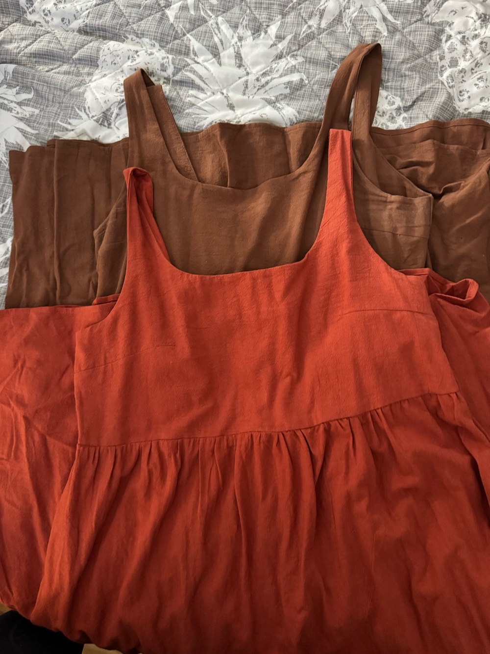 Rust and Brown Maxi dresses